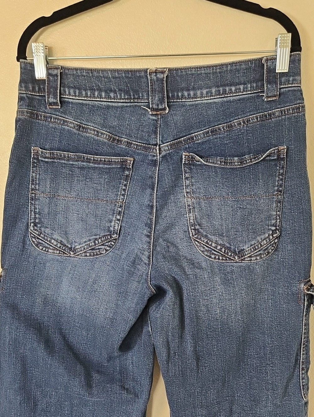Democracy | Ab Solution Cargo Wide Leg Jeans Size 10 - Picture 6 of 12